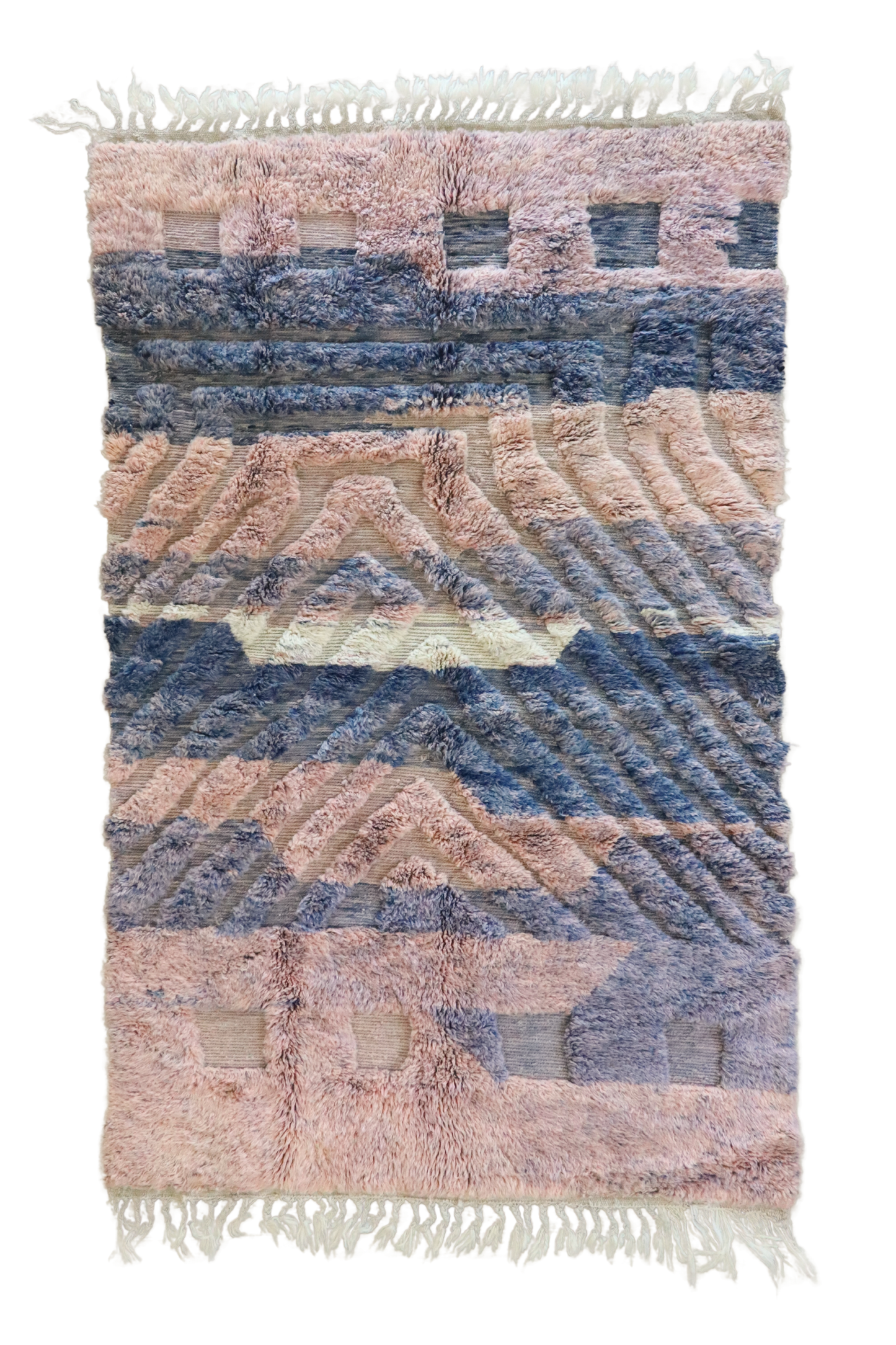 Beni Ouarain Moroccan Colorful Rug (897) 242x156cm - Swiftie