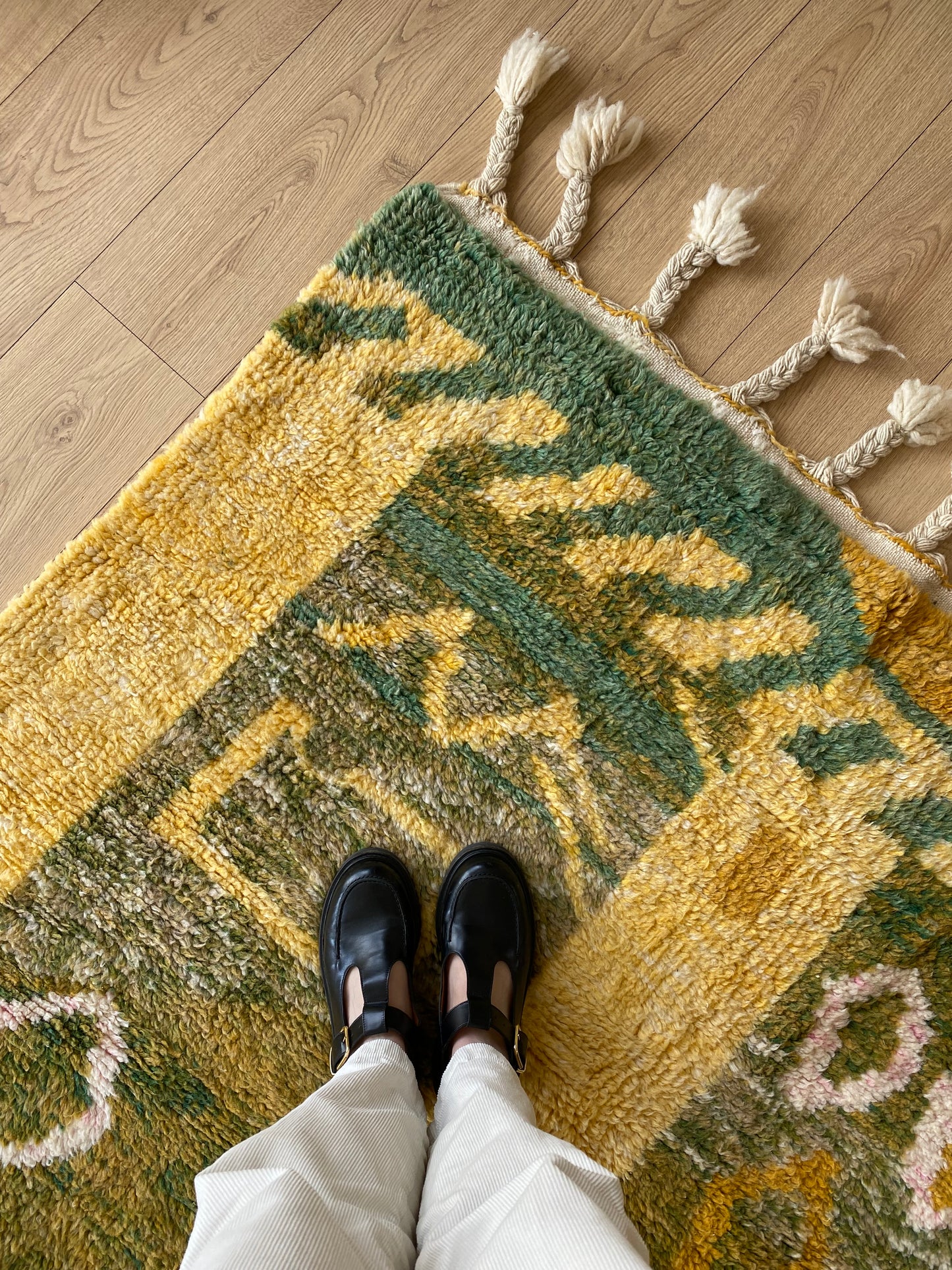Tapis Beni Ouarain coloré (891) 257x167cm - Colline del Prosecco