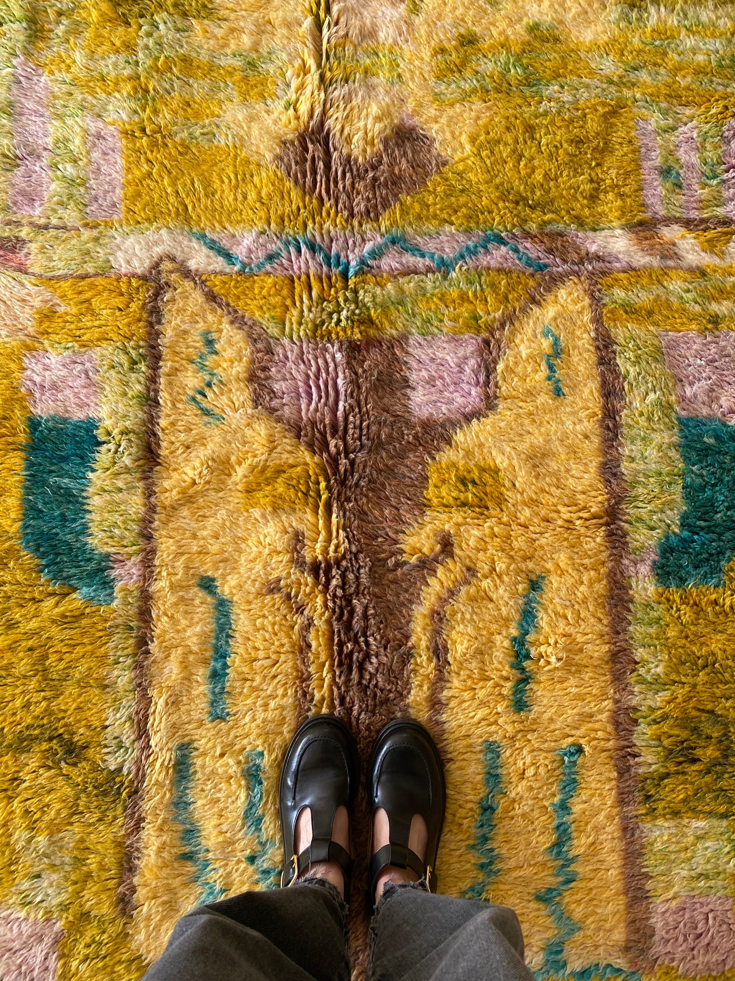 Beni Ouarain Moroccan Colorful Rug (926) 287x210cm - Tulum