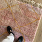 Beni Ouarain Moroccan Colorful Rug (895) 254x160cm - Lilac