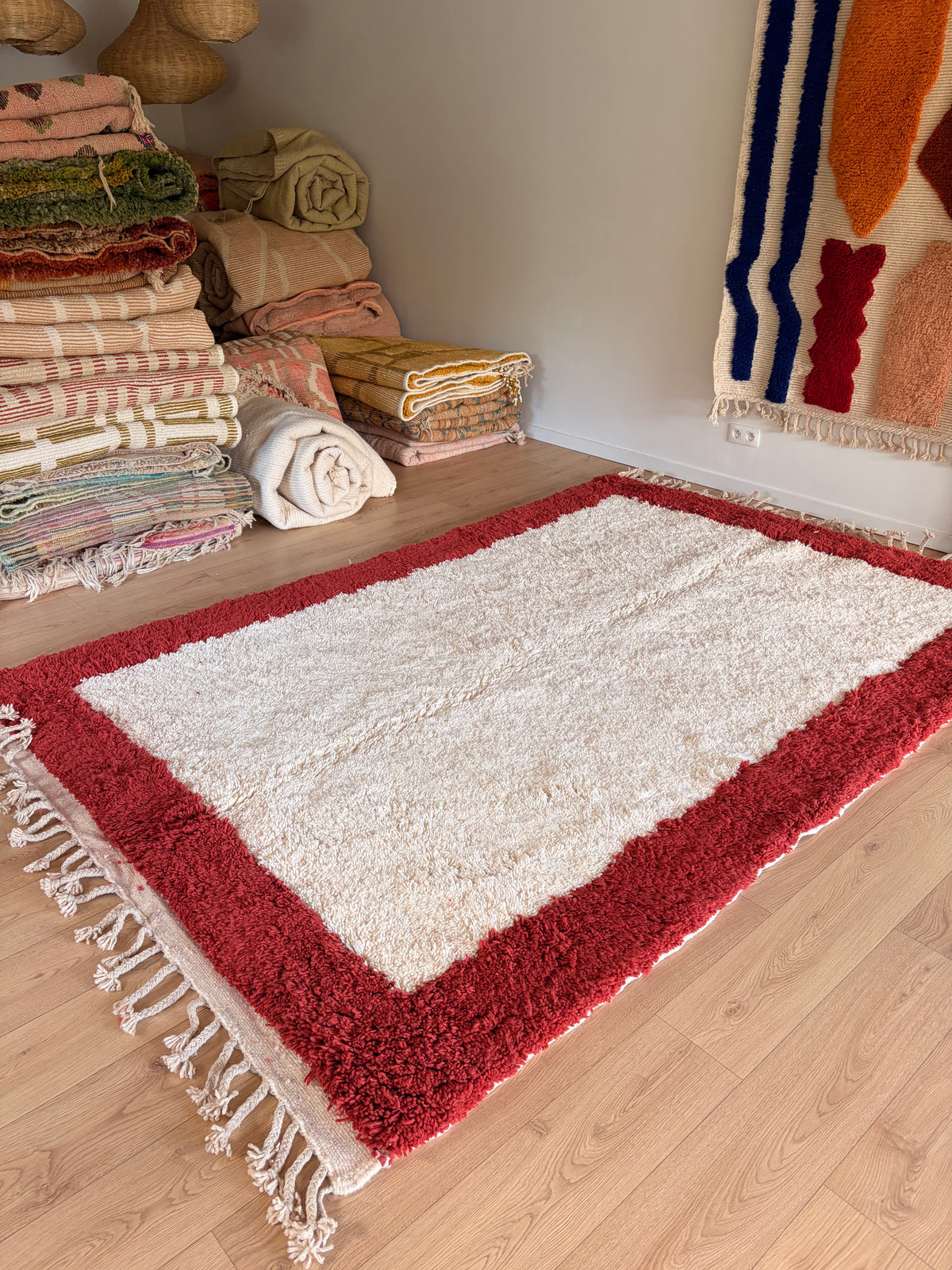 Tapis Beni Ouarain coloré (1287) 310x202cm - The Mirror