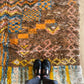 Beni Ouarain Moroccan Colorful Rug (928) 302x182cm - Electrifying