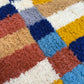 Beni Ouarain Moroccan Colorful Rug (966) 295x205cm - Blue Swimming Pool