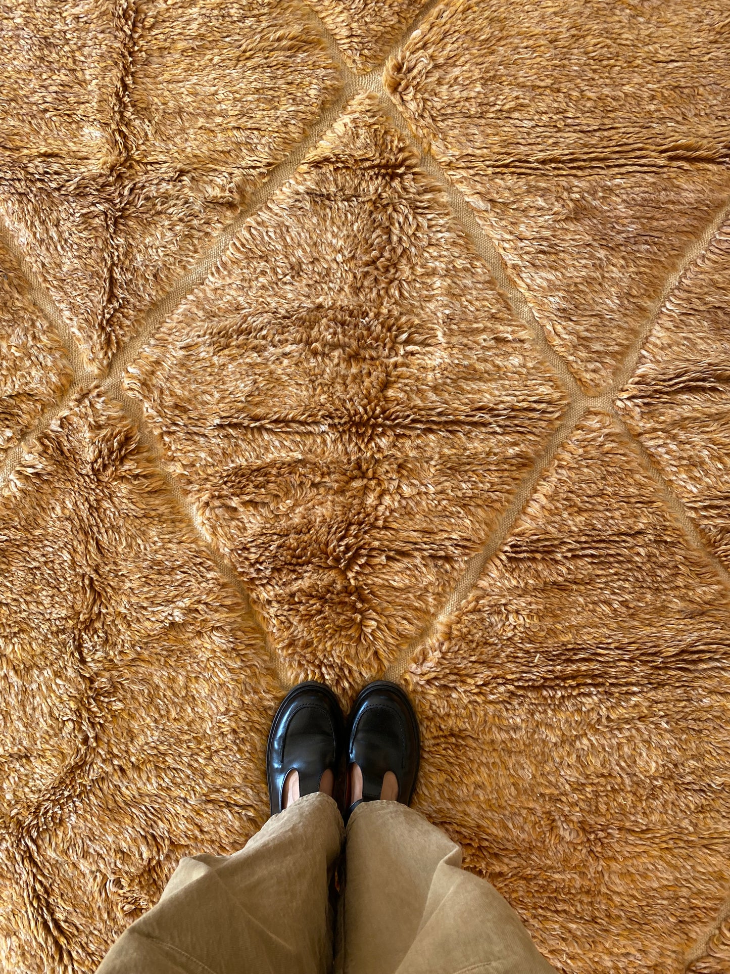 Tapis Beni Ouarain coloré (944) 244x164cm - Coconut