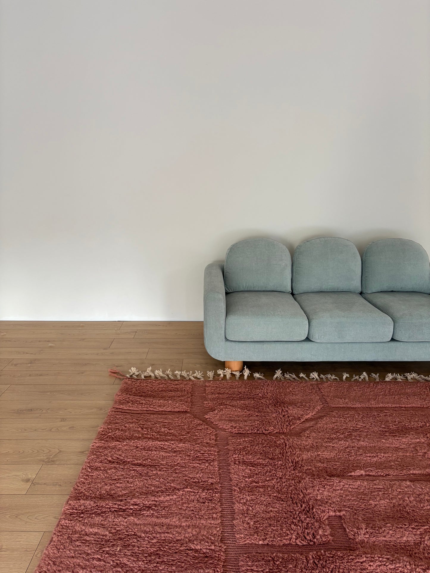 Tapis Beni Ouarain coloré (786) 417x292cm - Mocha Mousse