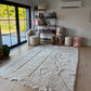 Beni Ouarain Moroccan White Rug (888) 311x204cm - Western light
