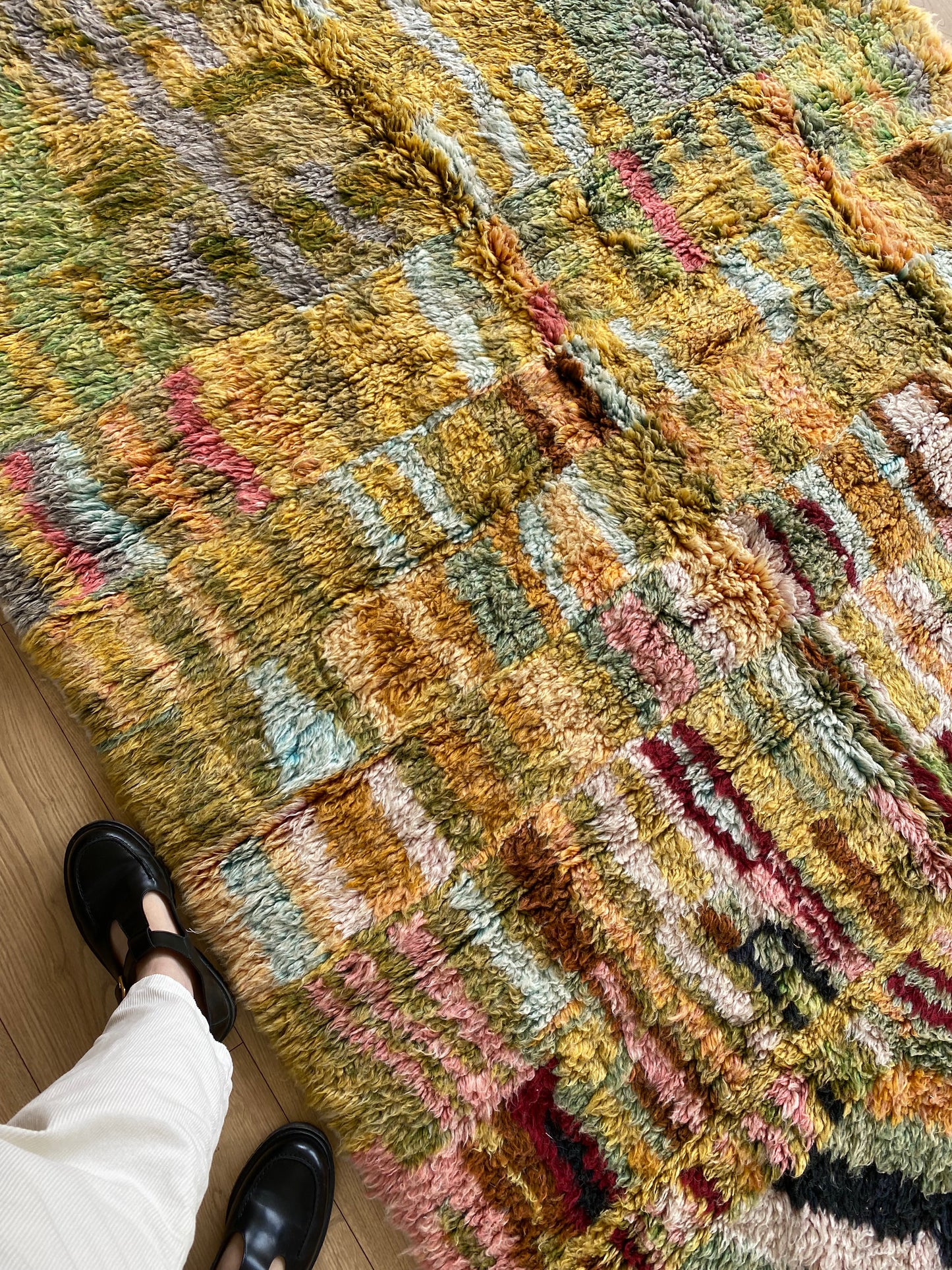 Tapis Beni Ouarain coloré (892) 254x159cm - Firenze