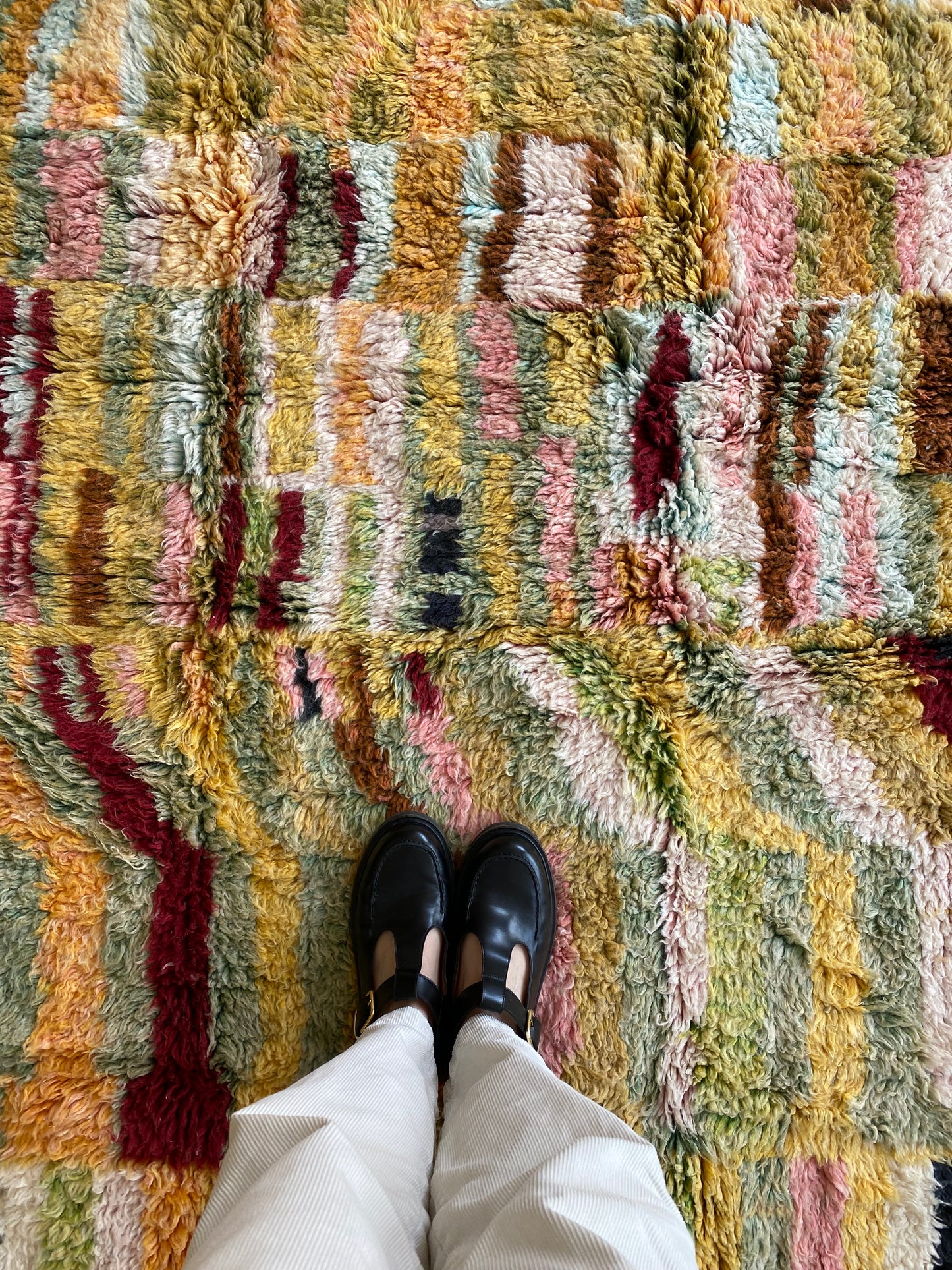 Tapis Beni Ouarain coloré (892) 254x159cm - Firenze