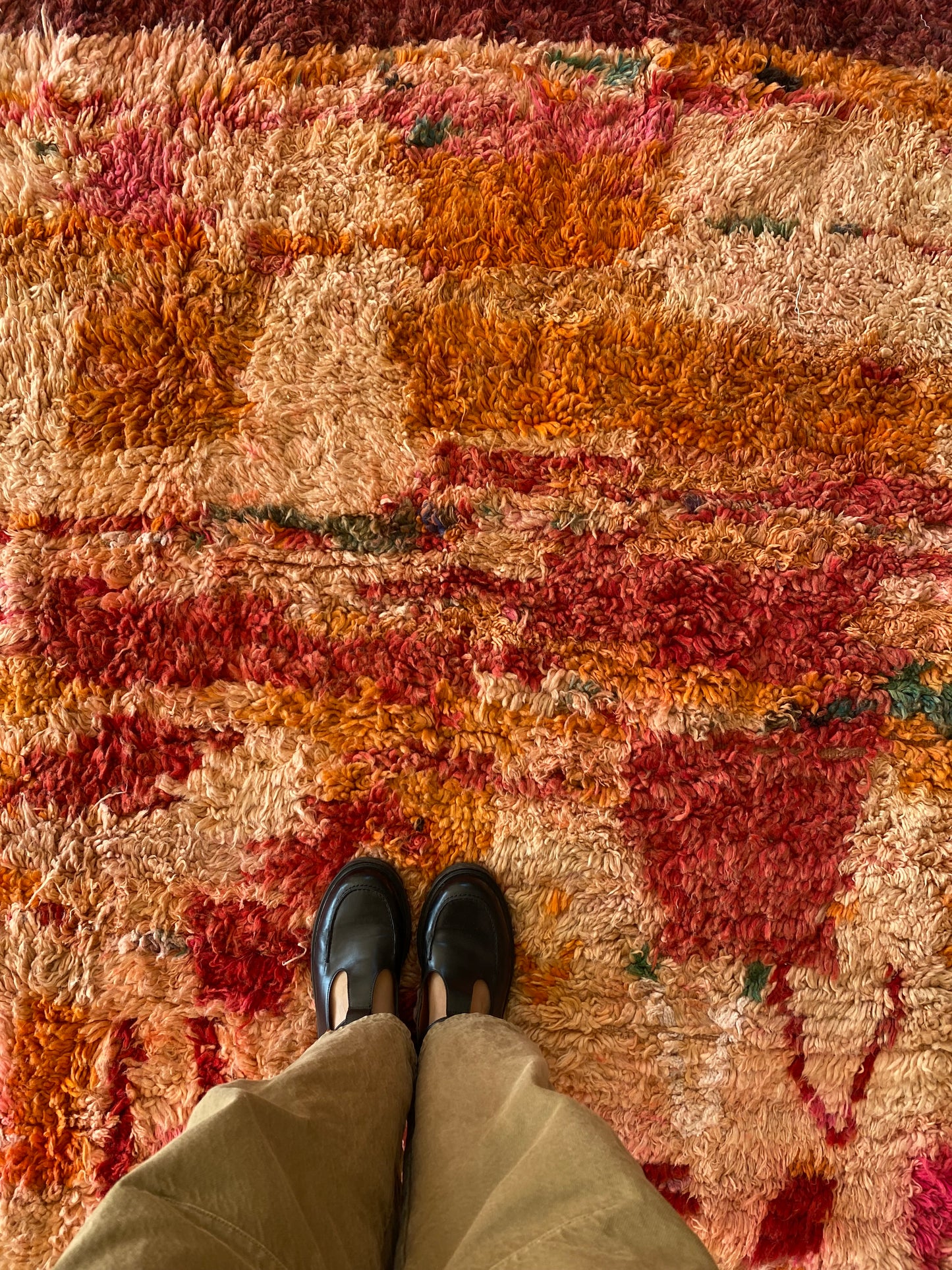Tapis Beni Ouarain coloré (940) 320x198cm - Fireheart