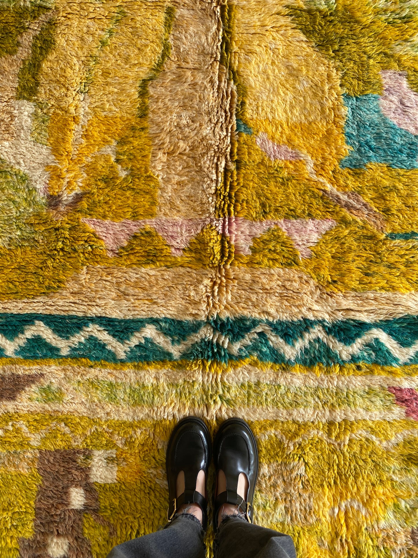 Beni Ouarain Moroccan Colorful Rug (926) 287x210cm - Tulum