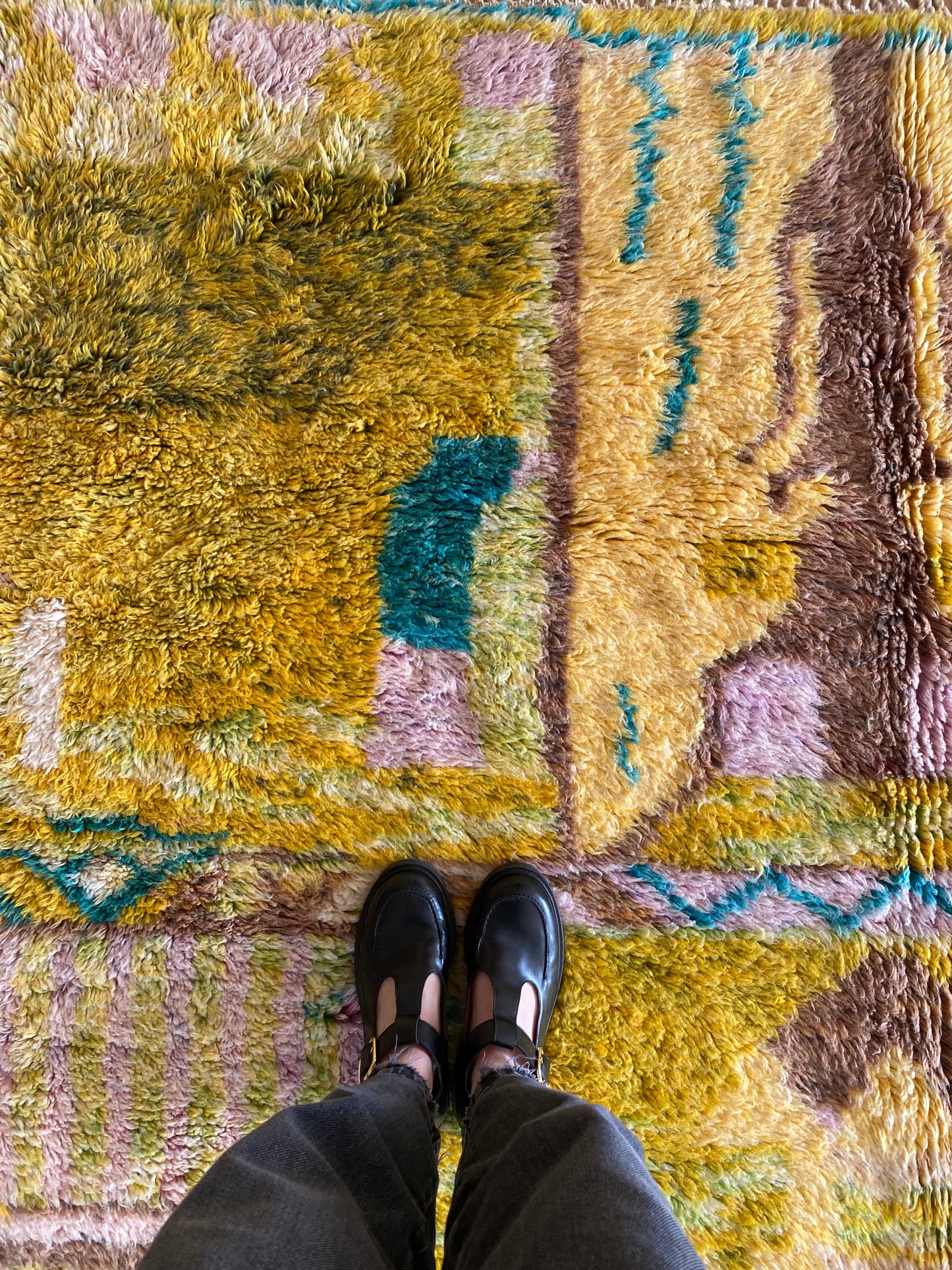 Beni Ouarain Moroccan Colorful Rug (926) 287x210cm - Tulum