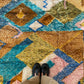 Tapis Beni Ouarain coloré (946) 307x190cm - Pop Art
