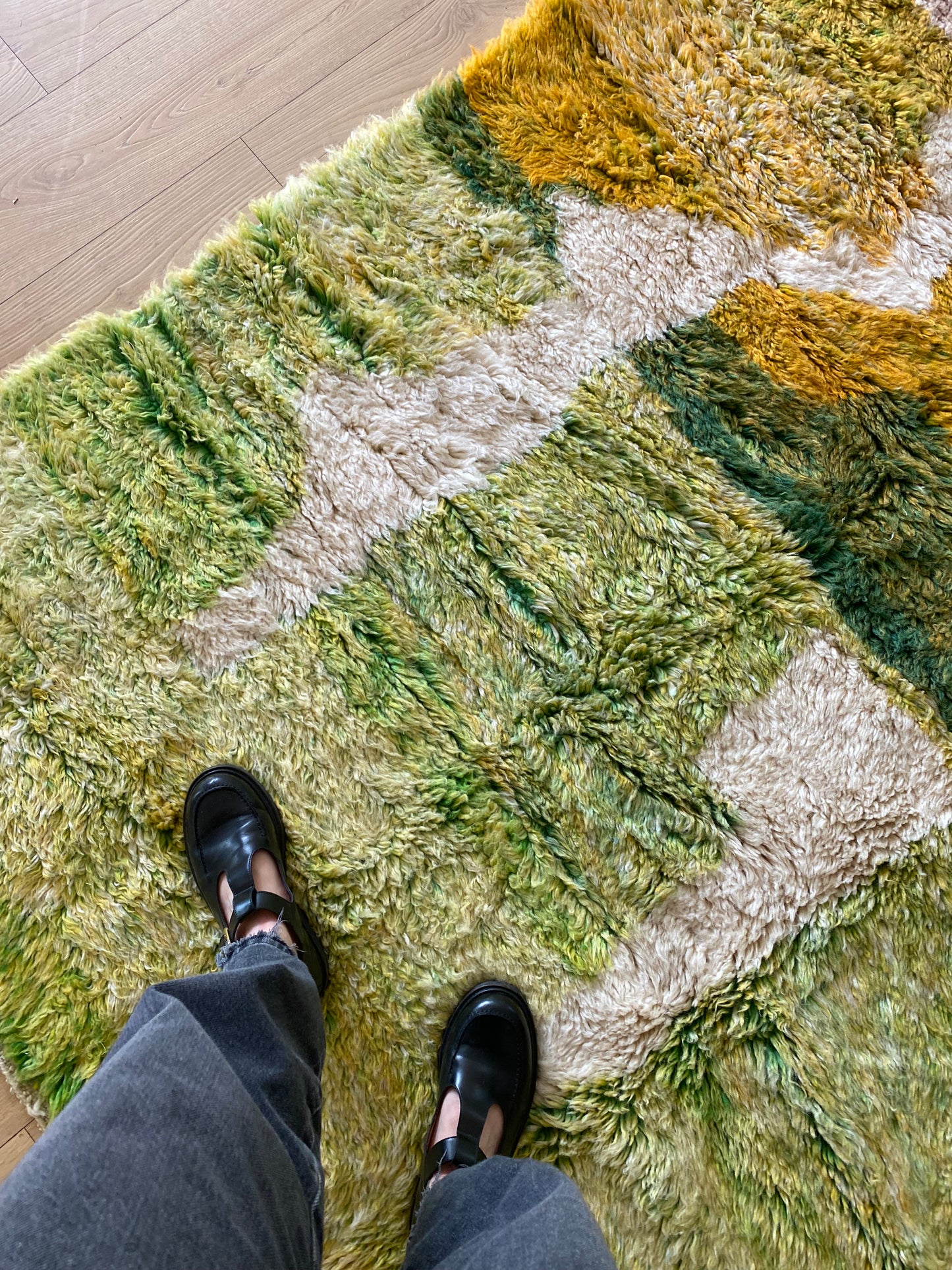Beni Ouarain Moroccan Colorful Rug (932) 287x204cm - Edge of the woods