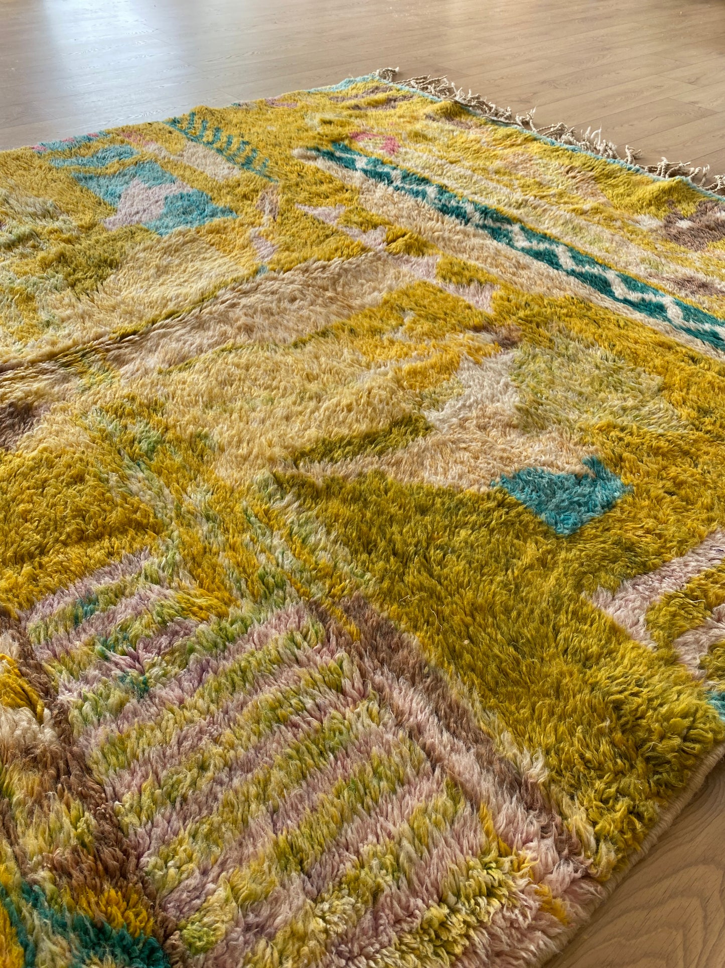 Beni Ouarain Moroccan Colorful Rug (926) 287x210cm - Tulum