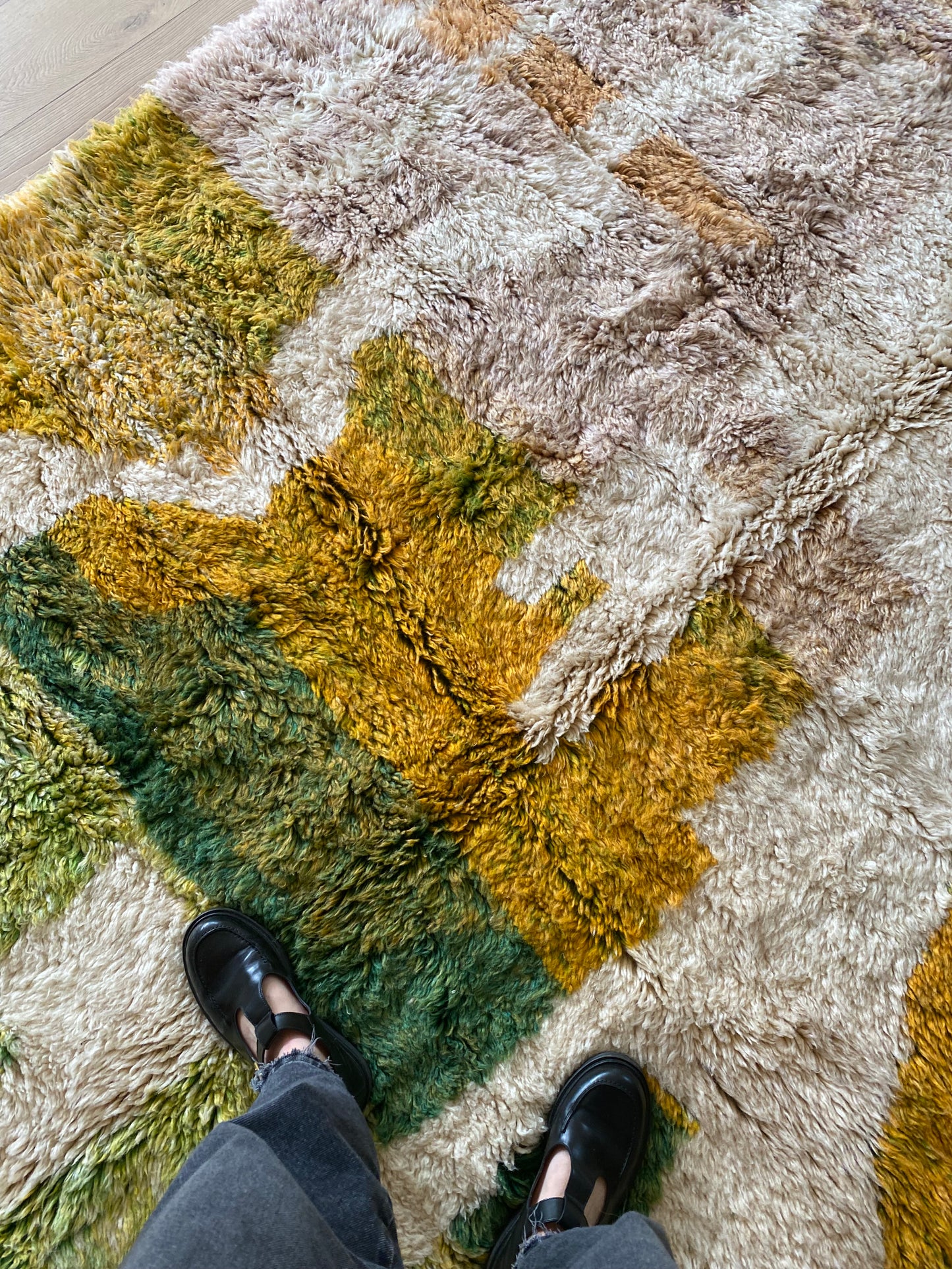 Beni Ouarain Moroccan Colorful Rug (932) 287x204cm - Edge of the woods