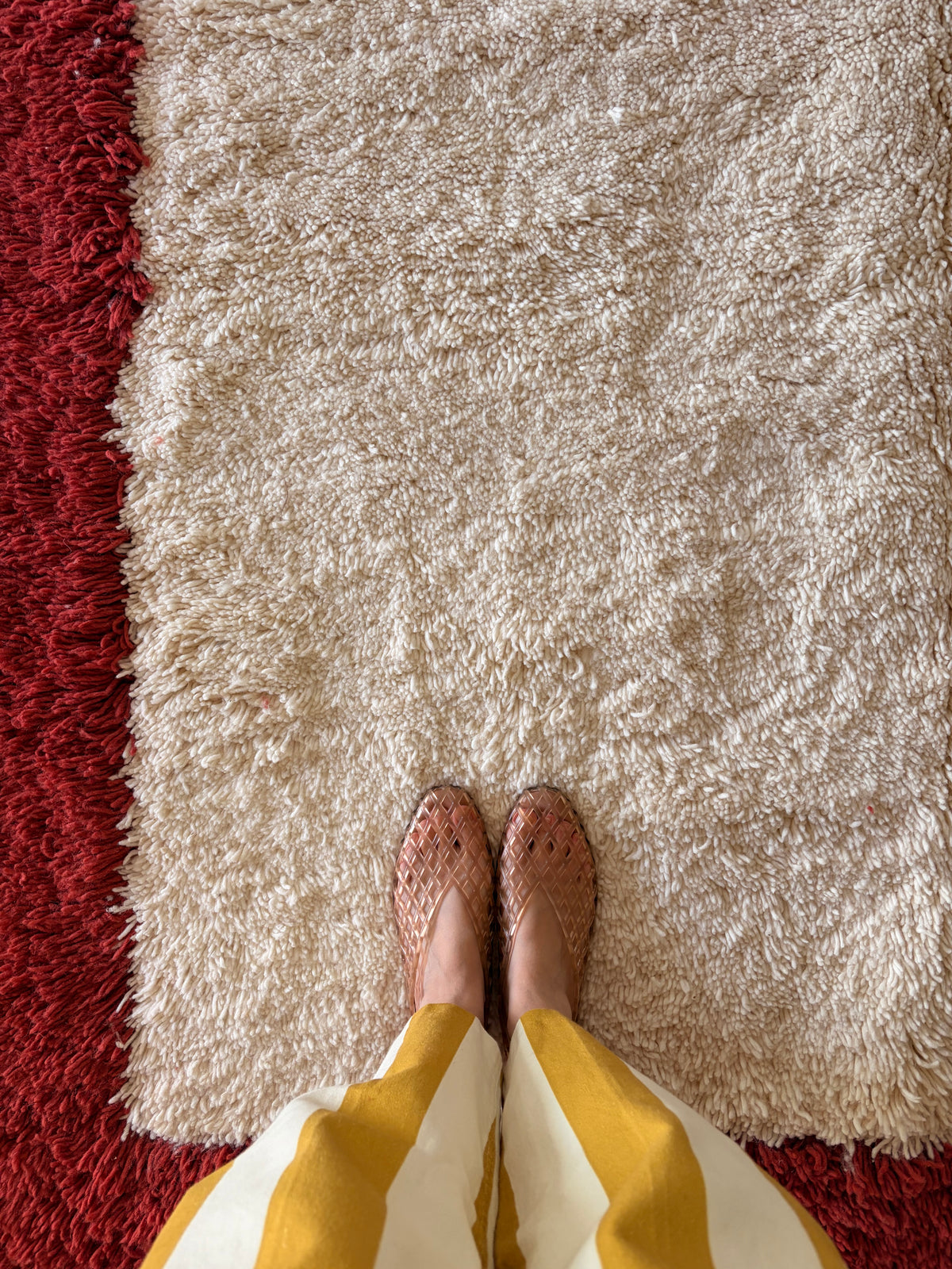 Tapis Beni Ouarain coloré (1287) 310x202cm - The Mirror
