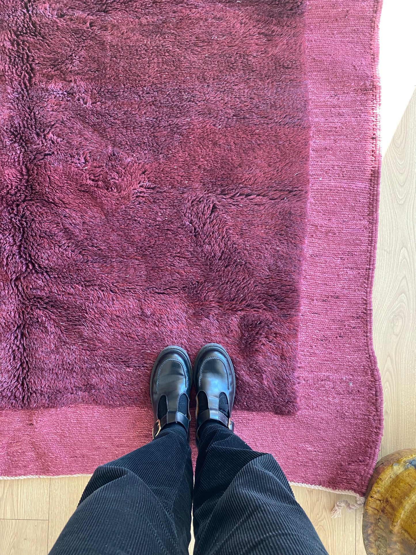 Tapis marocain Mrirt (838) 327x250cm - Ox Blood