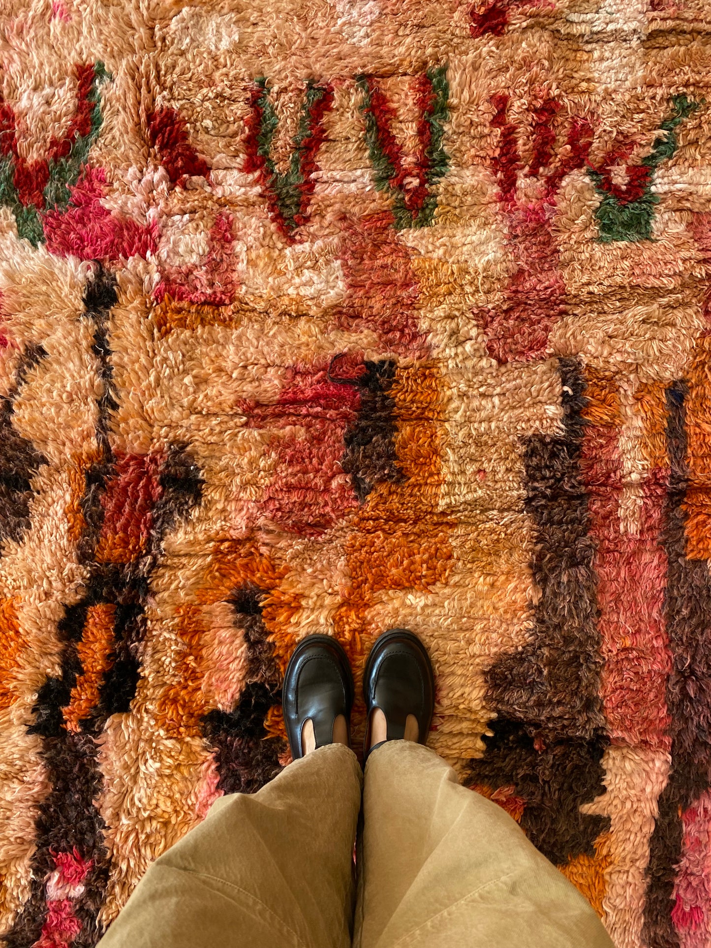 Tapis Beni Ouarain coloré (940) 320x198cm - Fireheart