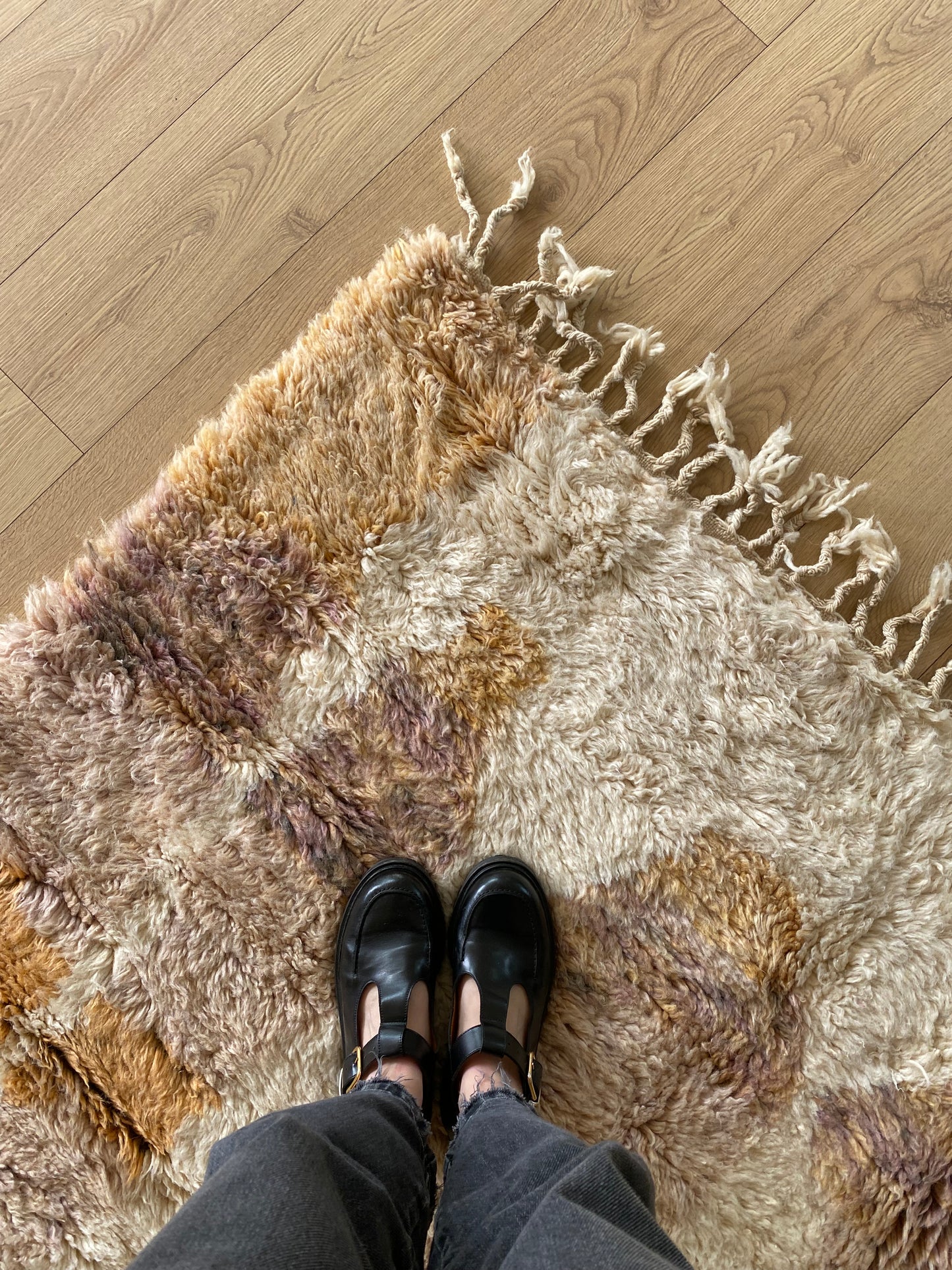 Beni Ouarain Moroccan Colorful Rug (932) 287x204cm - Edge of the woods