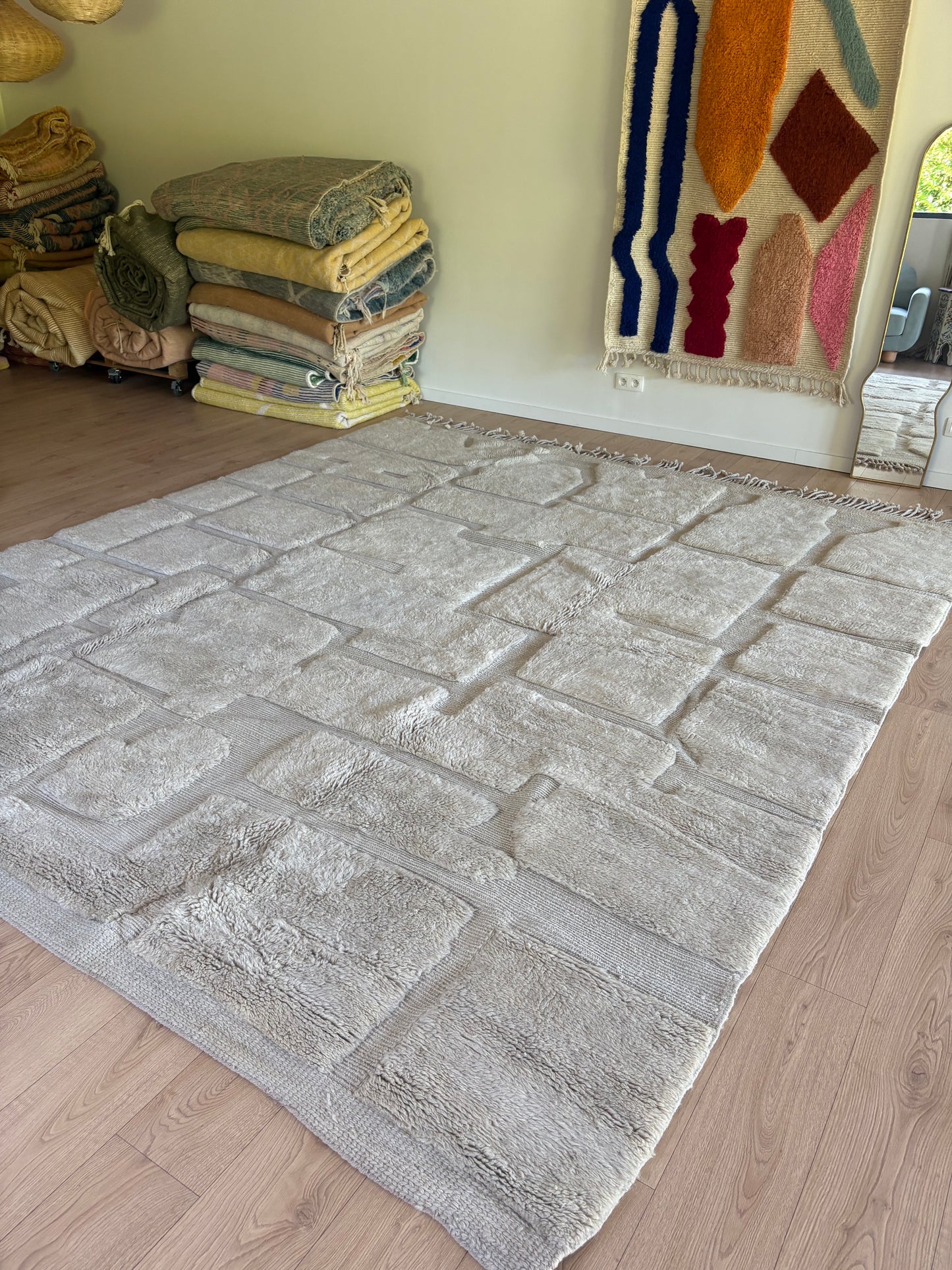 Mrirt Moroccan Rug (1180) 367x300cm - Diamond