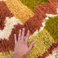 Beni Ouarain Moroccan Colorful Rug (968) 305x210 - The 70's