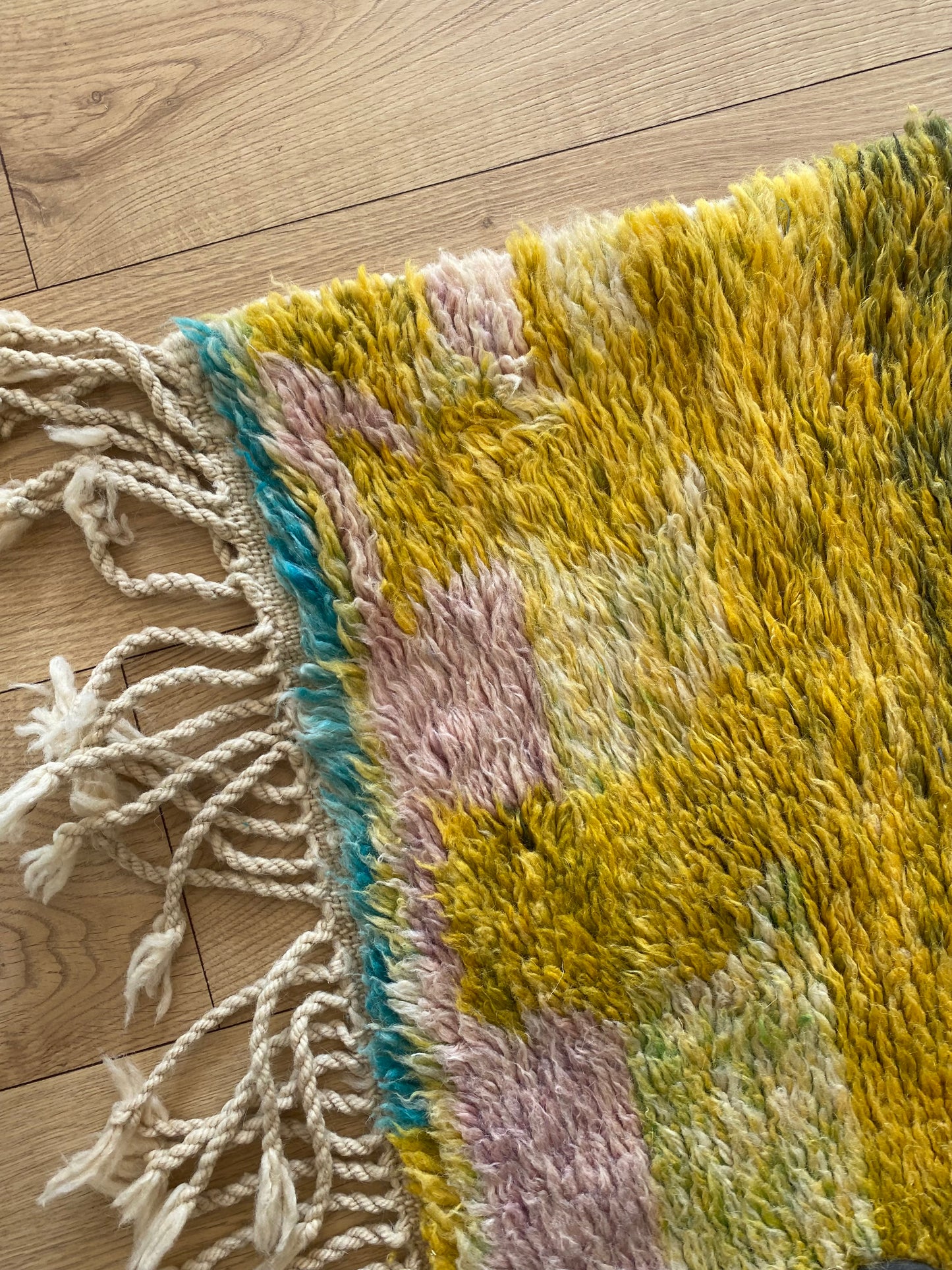 Beni Ouarain Moroccan Colorful Rug (926) 287x210cm - Tulum
