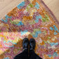 Beni Ouarain Moroccan Colorful Rug (852) 251x157cm - Pumpkin pie