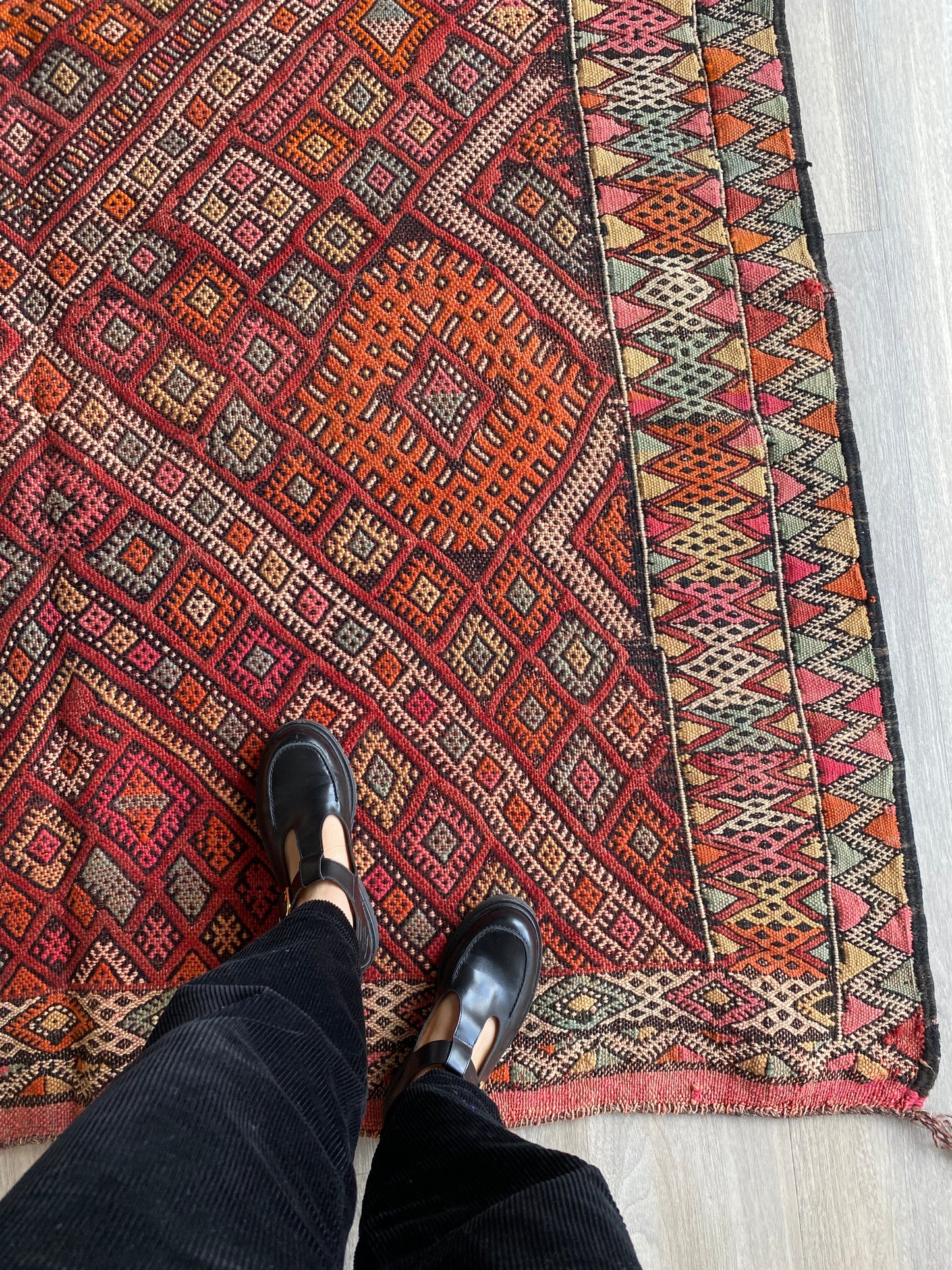 Vintage Berber Kilim Rug (672) 268x173cm