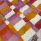 Beni Ouarain Moroccan Colorful Rug (971) 245x170 - Pink Swimming Pool