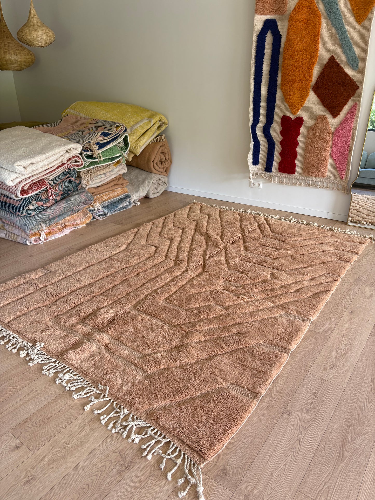 Mrirt Moroccan Rug (1176) 300x215cm - Clay