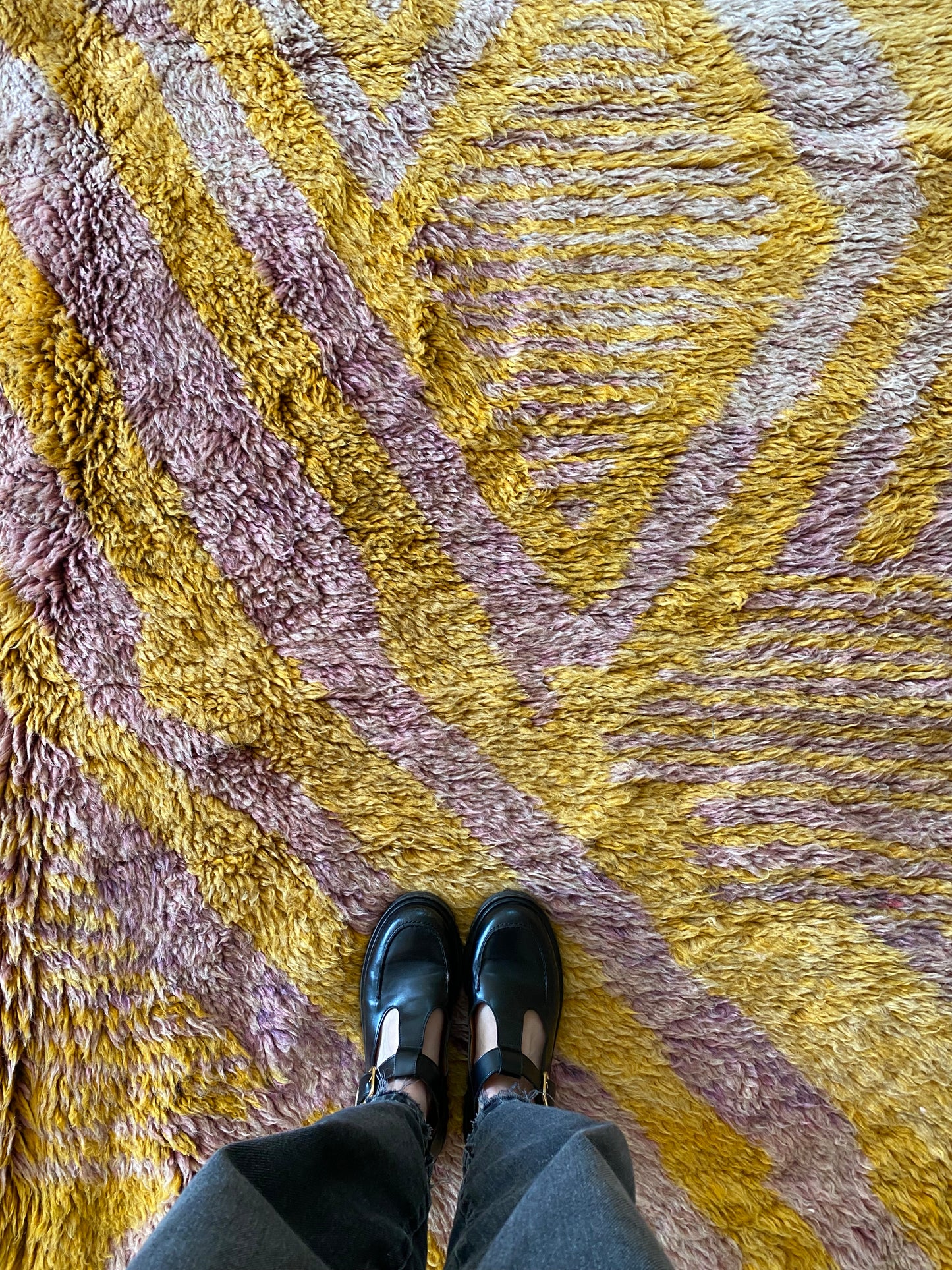 Beni Ouarain Moroccan Colorful Rug (930) 284x210cm - Skoura