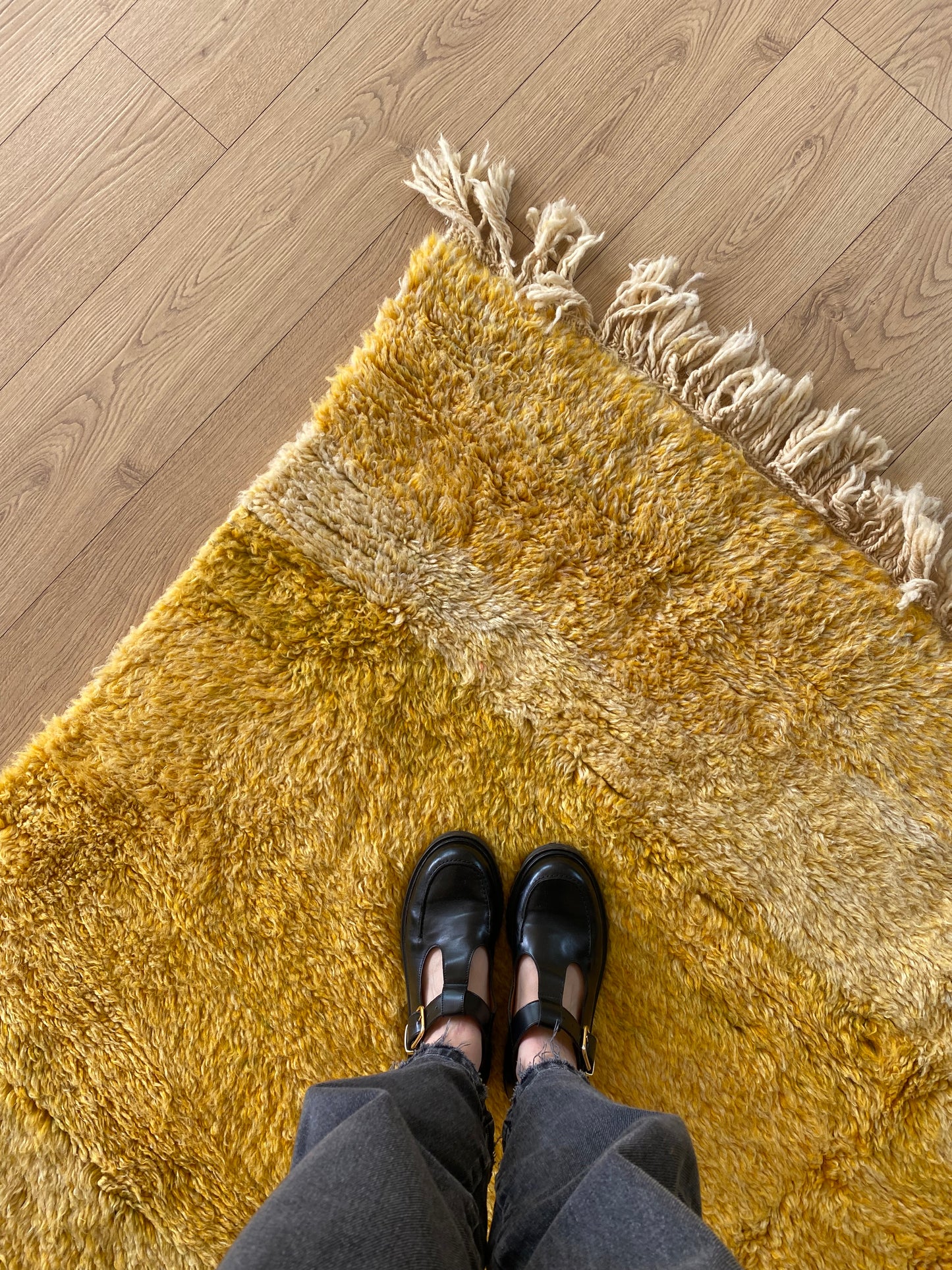 Beni Ouarain Moroccan Colorful Rug (929) 310x210cm - Iris