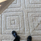 Beni Ouarain Moroccan White Rug (887) 283x192cm - Timeless