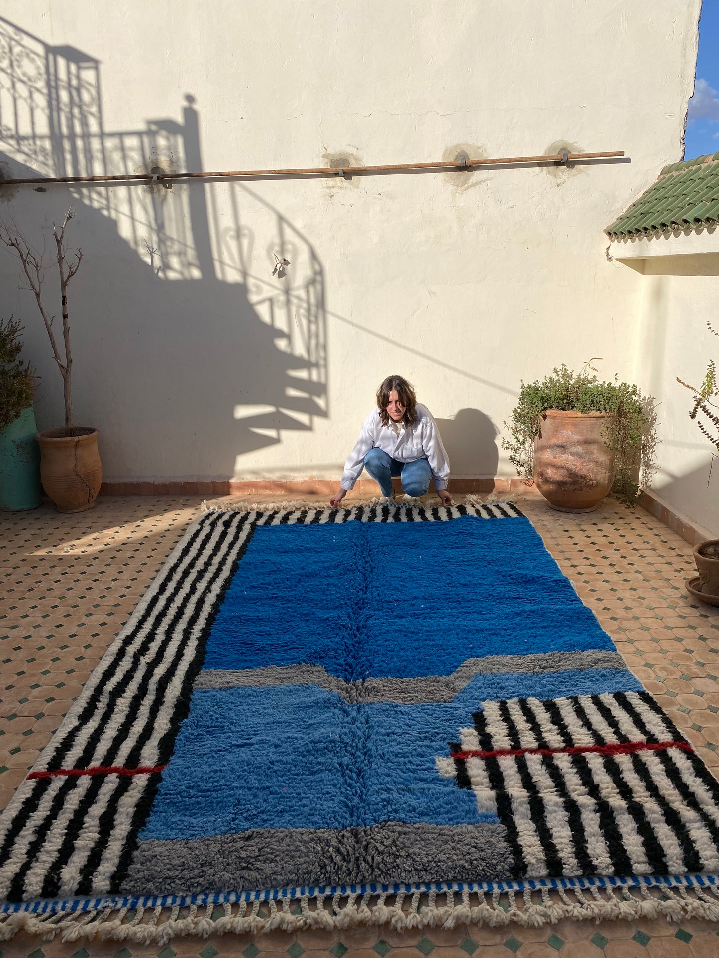 Beni Ouarain Moroccan Colorful Rug (479) 300x205cm
