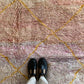 Beni Ouarain Moroccan Colorful Rug (895) 254x160cm - Lilac
