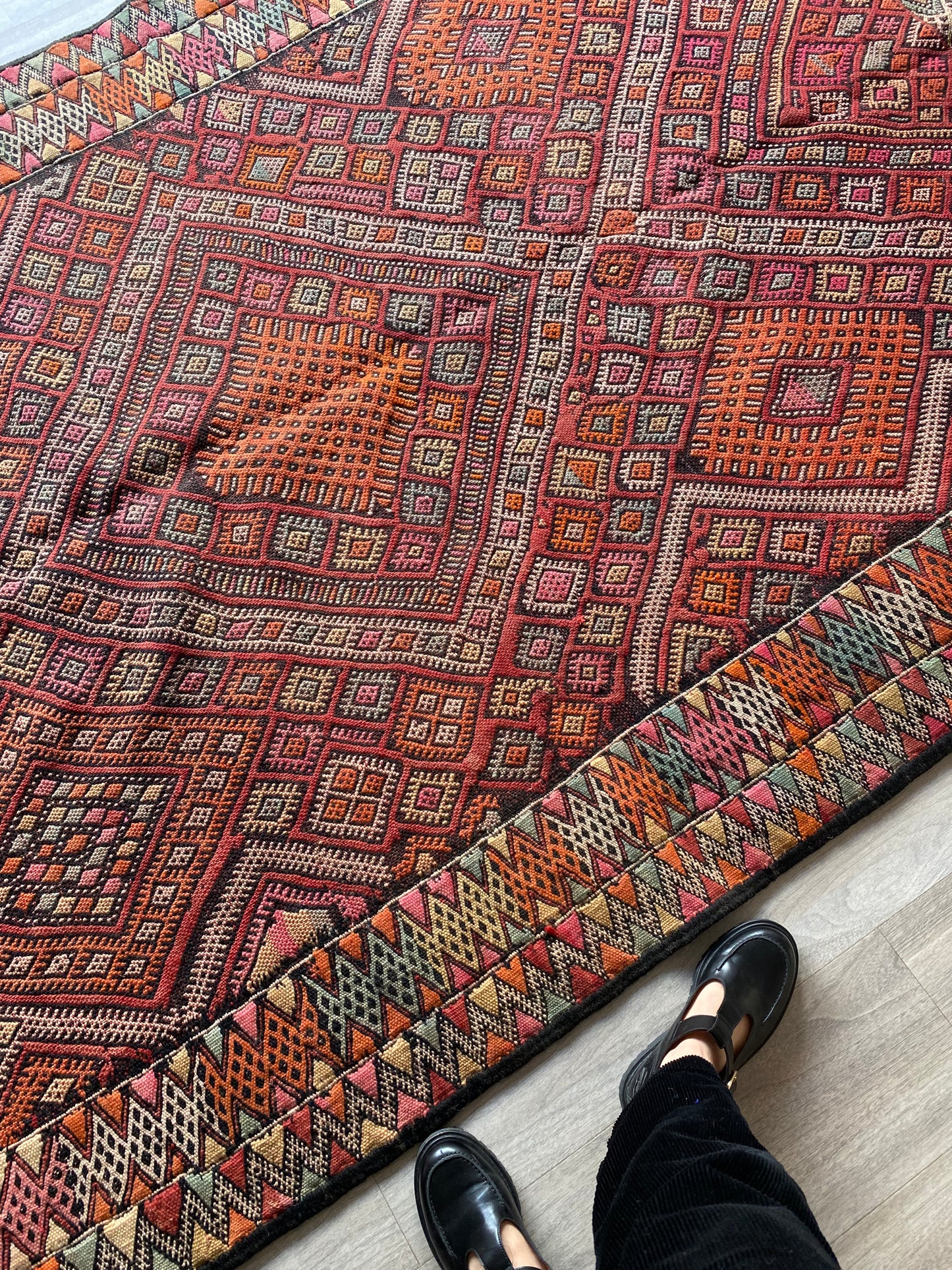 Vintage Berber Kilim Rug (672) 268x173cm