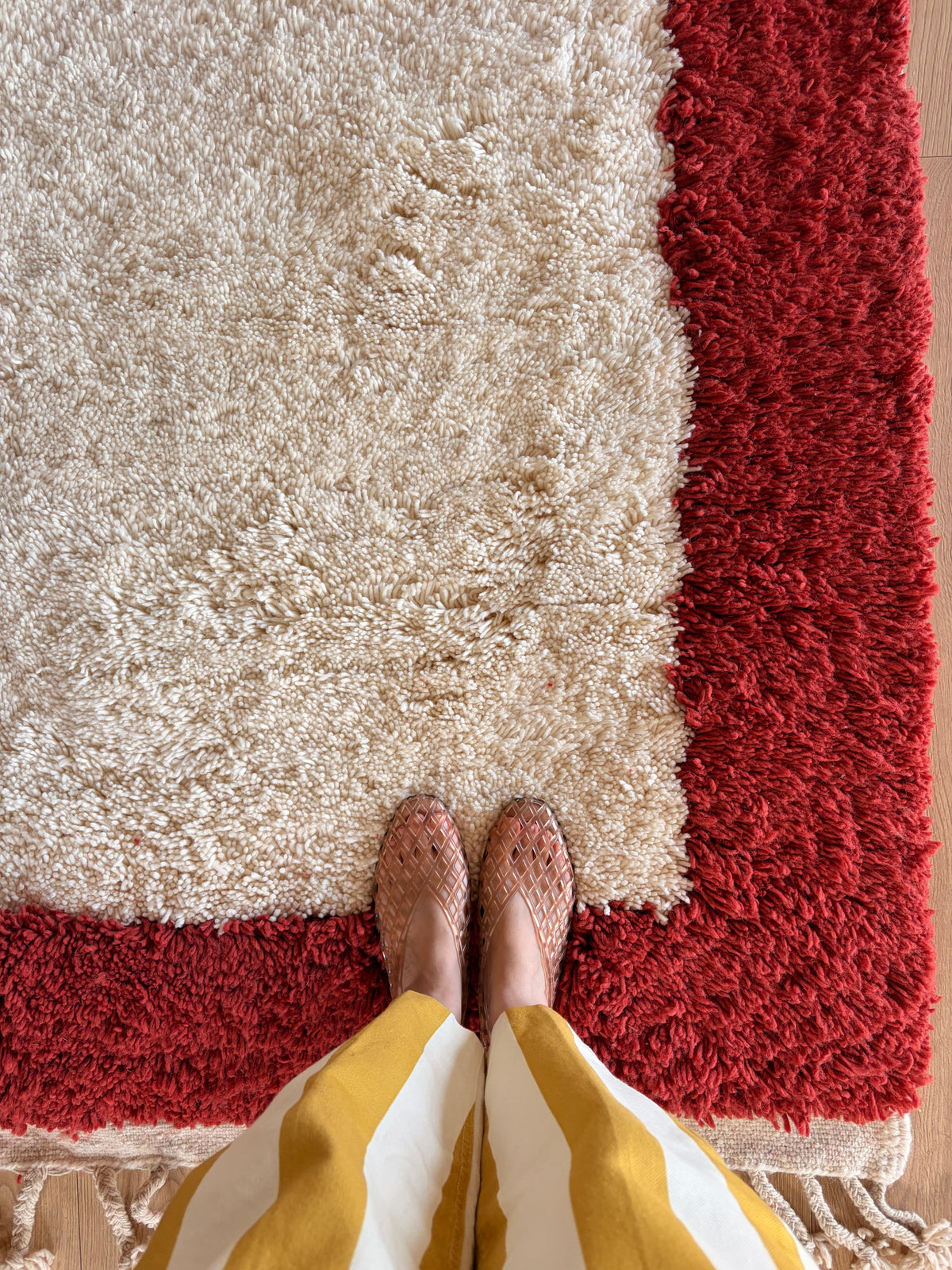 Tapis Beni Ouarain coloré (1287) 310x202cm - The Mirror