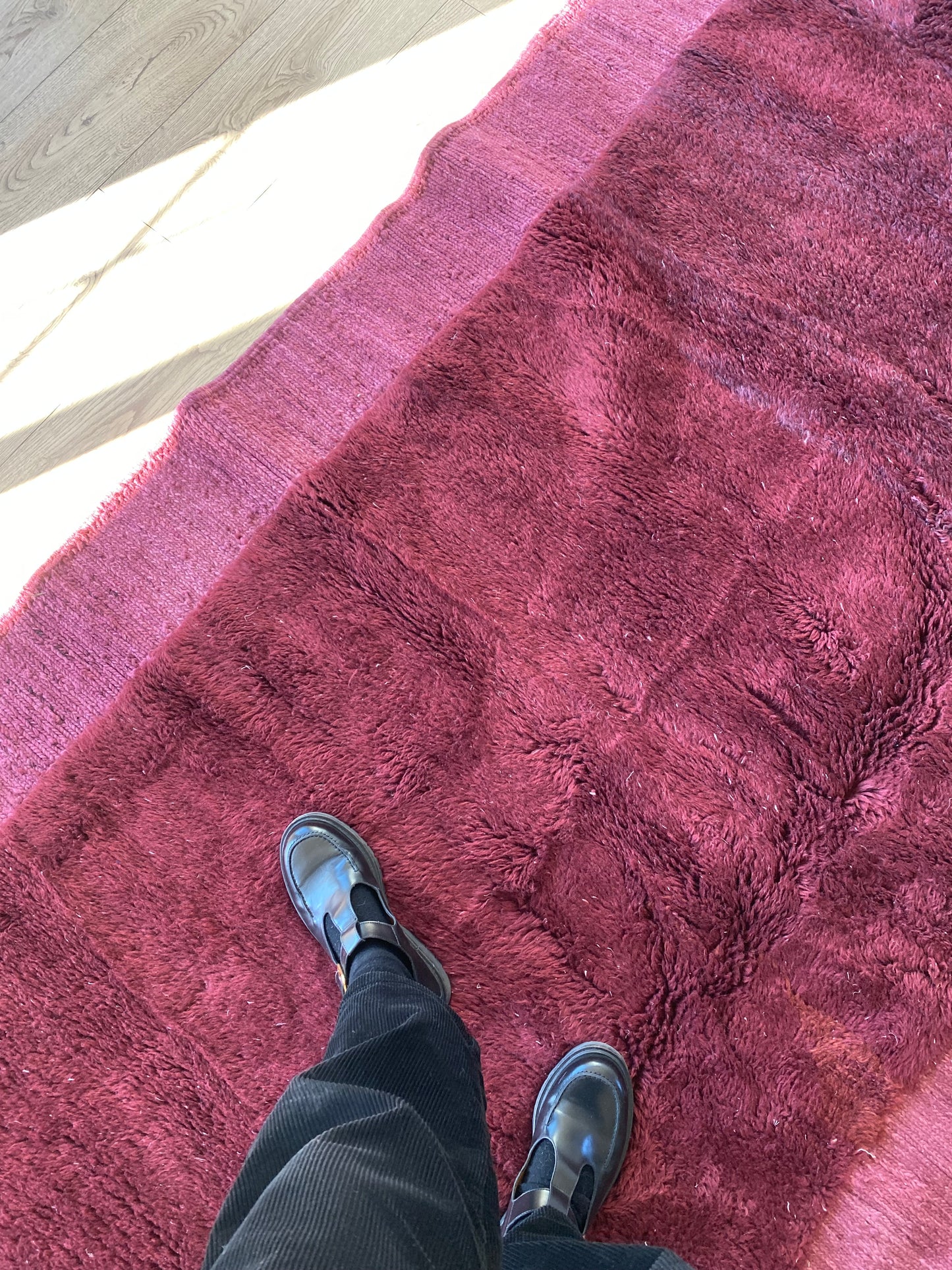 Tapis marocain Mrirt (838) 327x250cm - Ox Blood