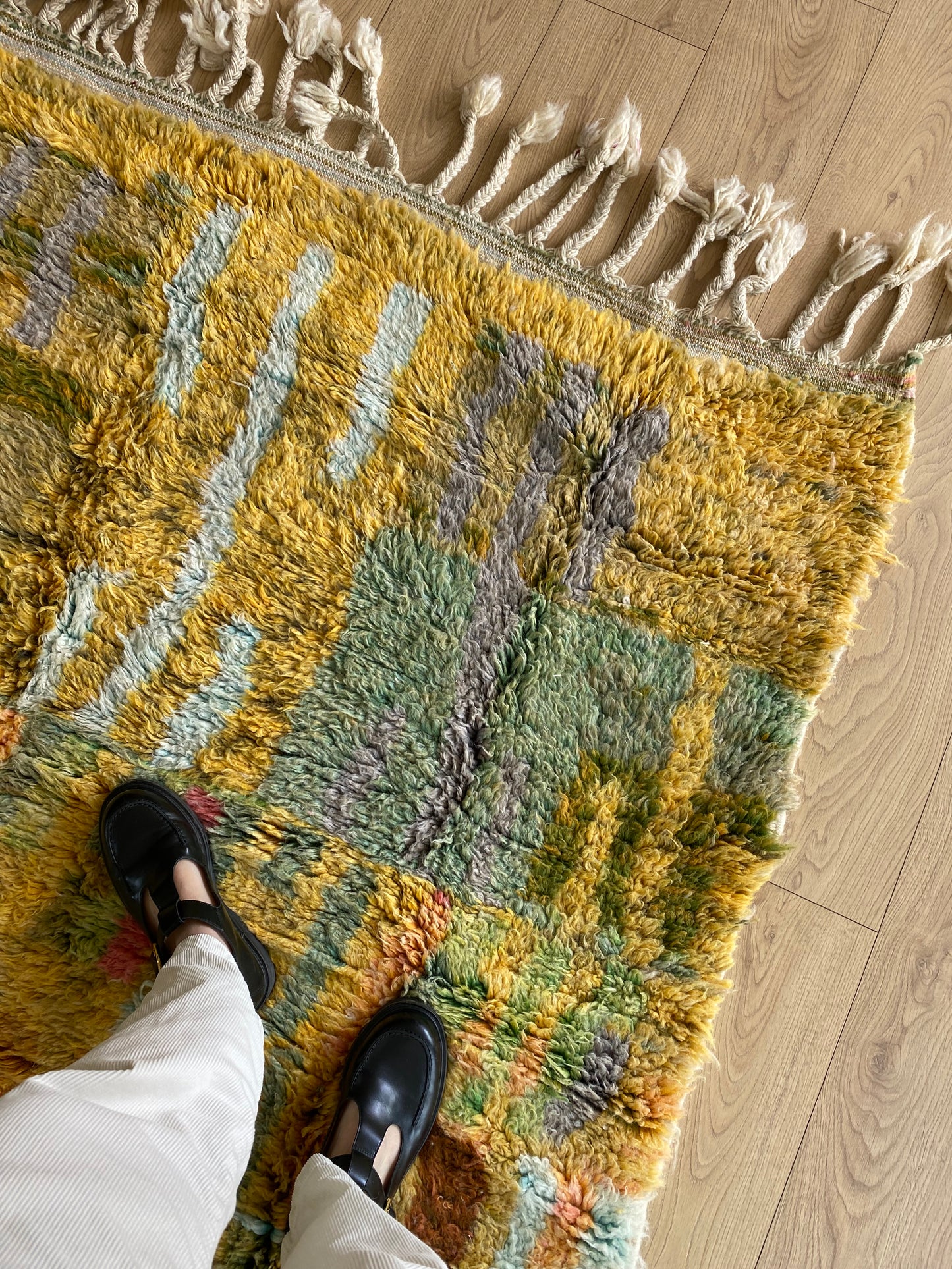 Tapis Beni Ouarain coloré (892) 254x159cm - Firenze