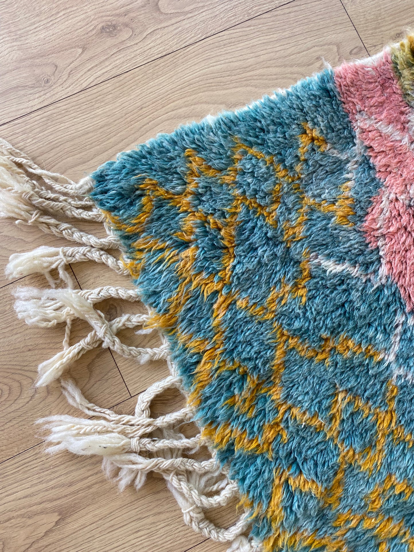 Tapis Beni Ouarain coloré (896) 238x155cm - Provence
