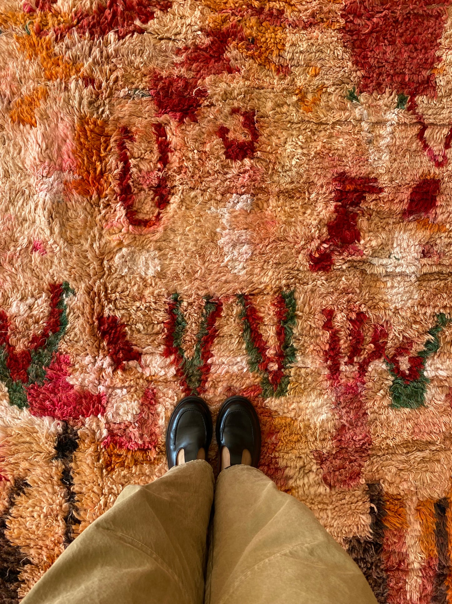 Tapis Beni Ouarain coloré (940) 320x198cm - Fireheart