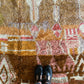 Beni Ouarain Moroccan Colorful Rug (923) 228x176cm - Terra