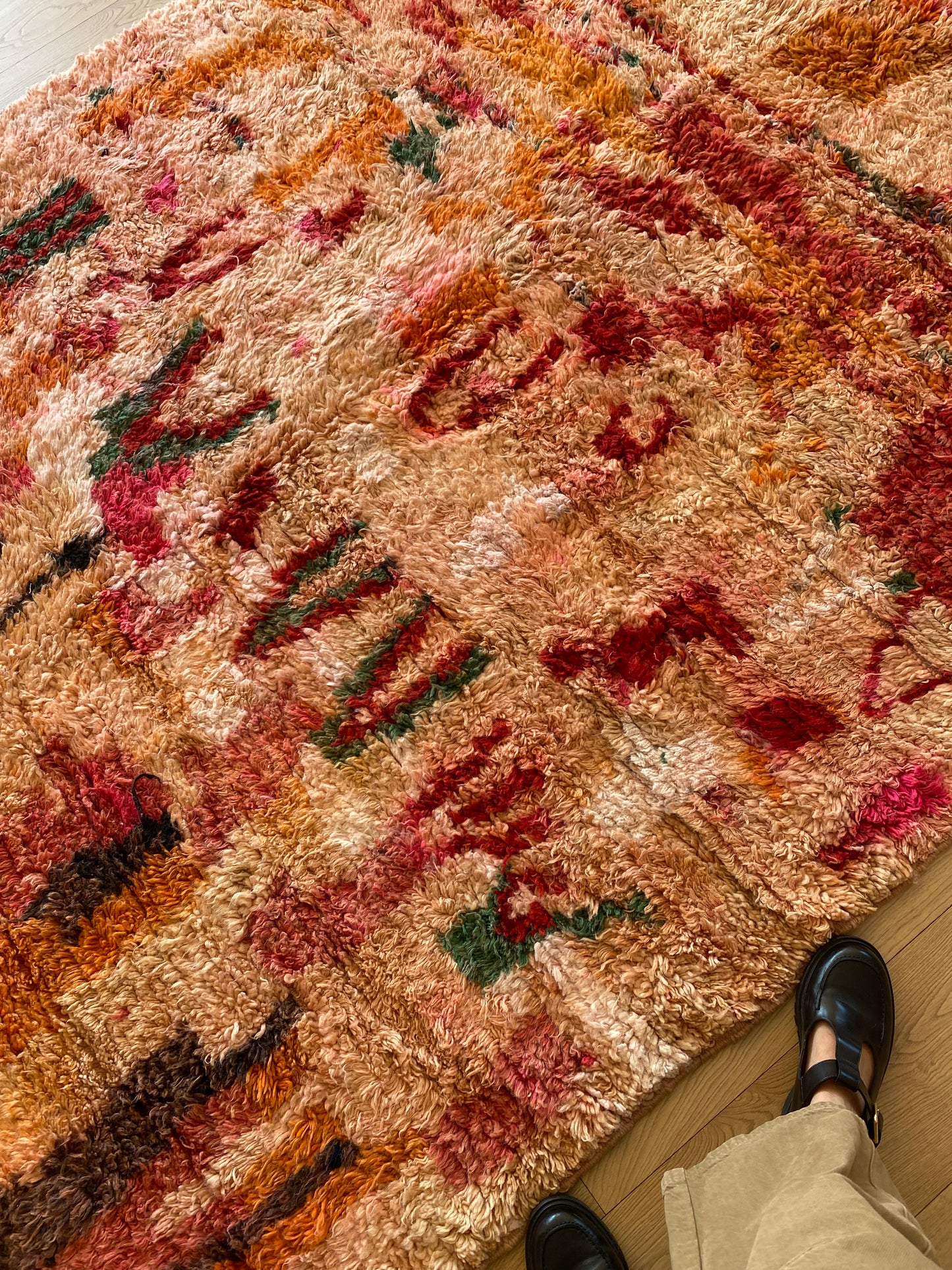 Tapis Beni Ouarain coloré (940) 320x198cm - Fireheart