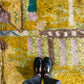 Beni Ouarain Moroccan Colorful Rug (926) 287x210cm - Tulum