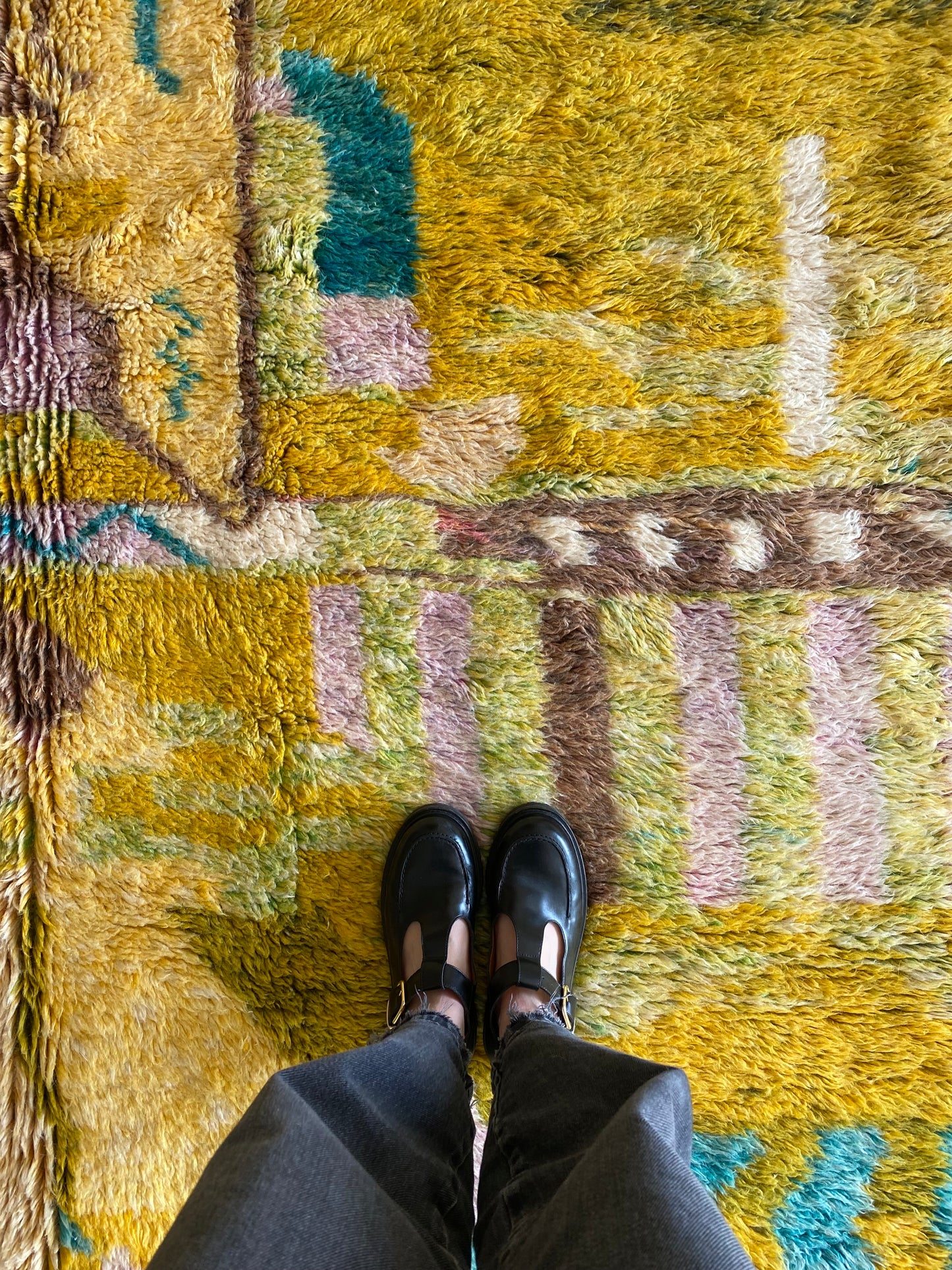 Beni Ouarain Moroccan Colorful Rug (926) 287x210cm - Tulum