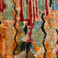 Tapis Beni Ouarain coloré (938) 260x156cm - Bubble Gum
