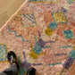 Beni Ouarain Moroccan Colorful Rug (934) 303x212cm - Memories