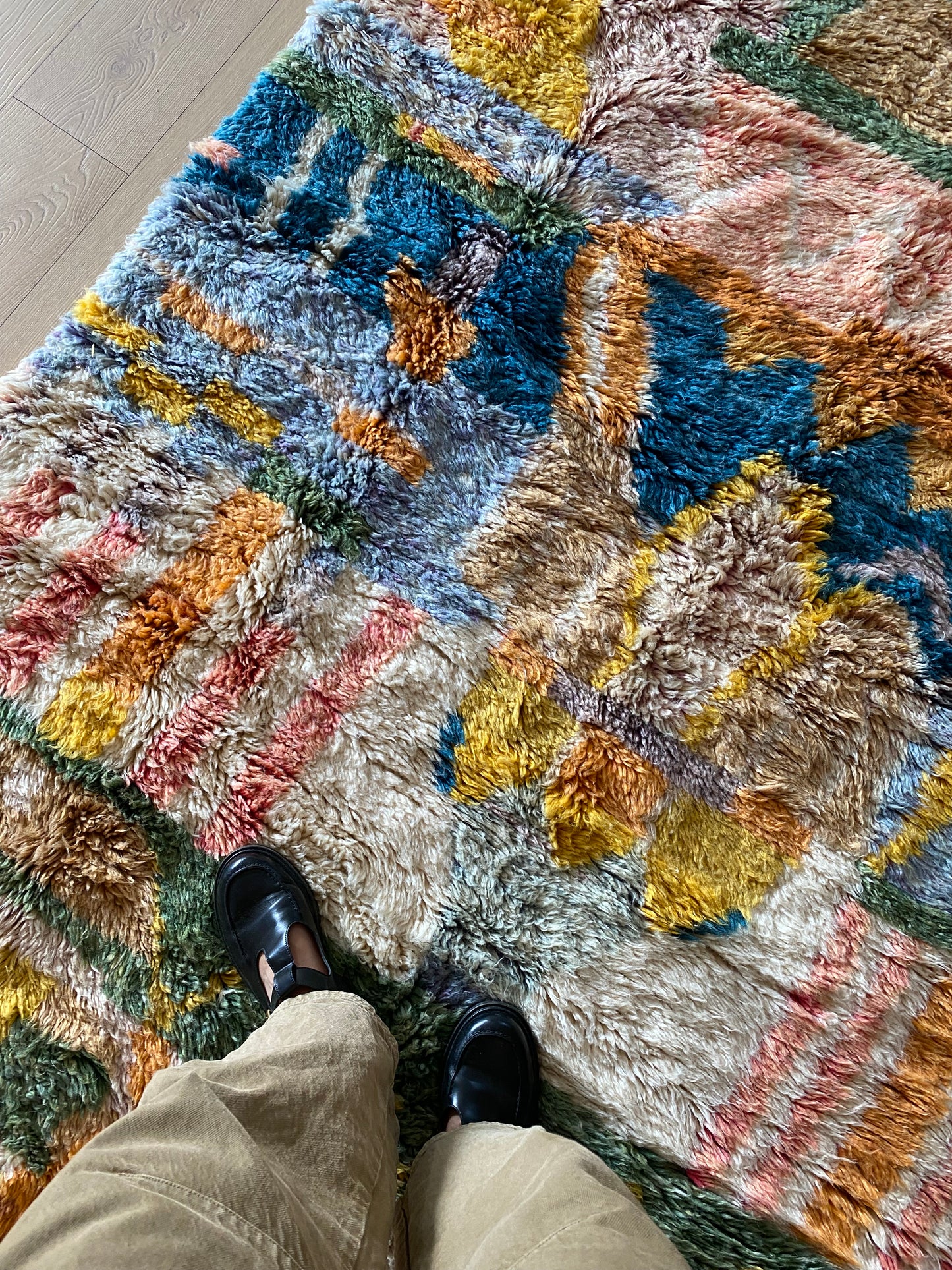 Tapis Beni Ouarain coloré (943) 250x164cm - Sicily