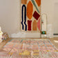 Tapis Beni Ouarain coloré (948) 282x210cm - Honeymoon in Paradise