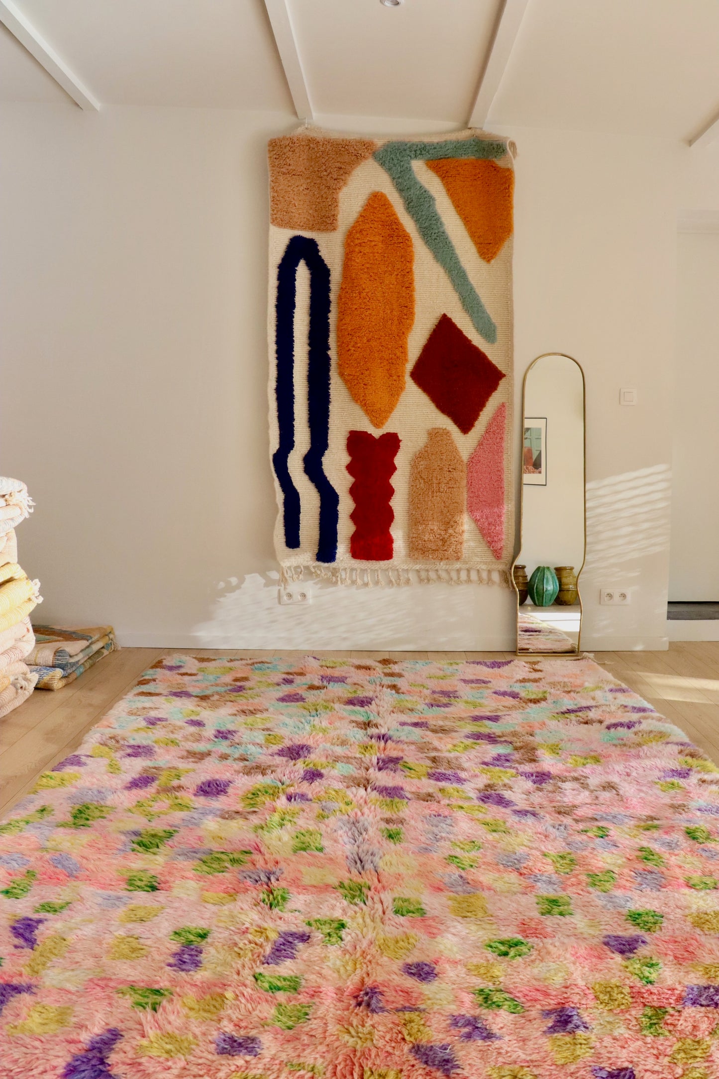 Tapis Beni Ouarain coloré (947) 294x210cm - The Princess and The Pea
